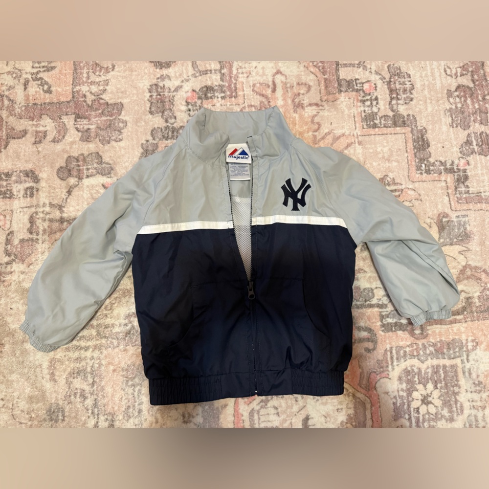 **zip up jacket and matching pants** Majestic Gray and Black Puffer Jacket